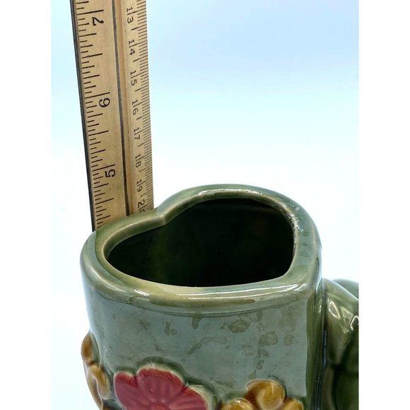 Vintage Good Luck Elephant Art Pottery Planter Ceramic Succulent Plant Holder/Ra - Picture 5 of 6